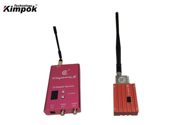 transmisor video inalámbrico 1.2GHz y receptor con el amplificador de potencia de 8 vatios