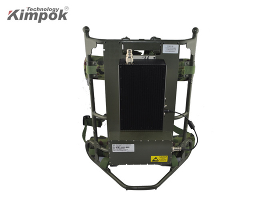 Transmisor video audio los 3-5km de la mochila COFDM NLOS con poder del RF de 5 vatios