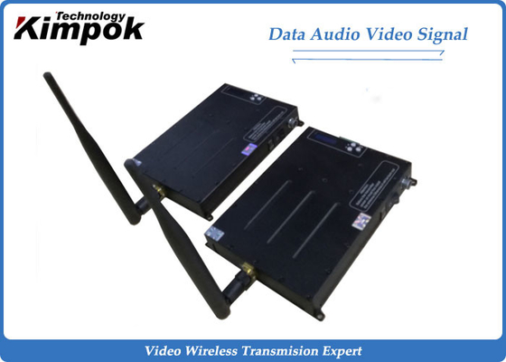 Ethernet video inalámbrica de la gama larga DC12V RJ45 del transmisor del IP de COFDM