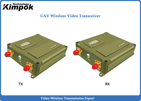 1440Mhz vínculo video del UAV COFDM, emisor de vídeo los hasta 40km de Ethernet de 1 vatio